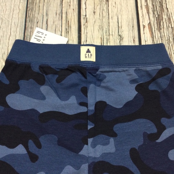 Gap Boys 18-24m or 3T Blue Camouflage Pants - Picture 3 of 4